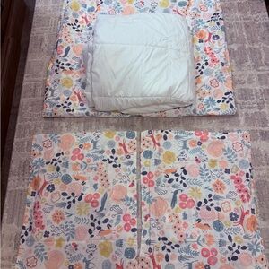 Pottery Barn Full/Queen Sasha’s Garden + 2 Euro Shams and Target insert!